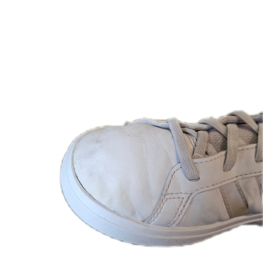 adidas kids girls tennis shoes Grand Court 2.0 Elastic Lace Sneaker size 3 - Picture 5 of 10